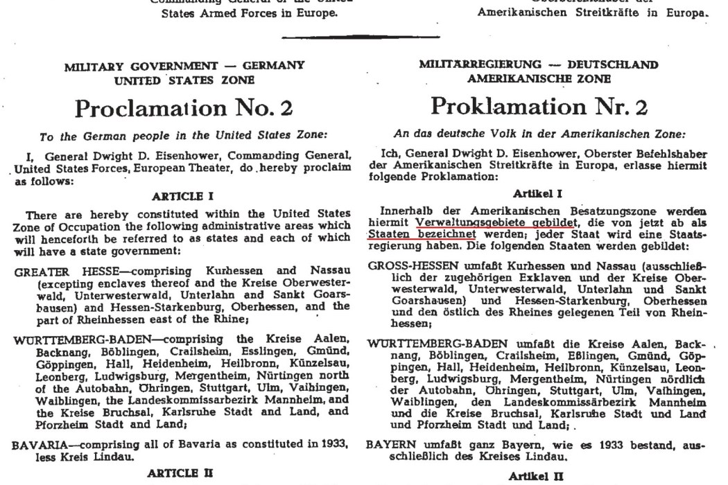 proklamation nr 2