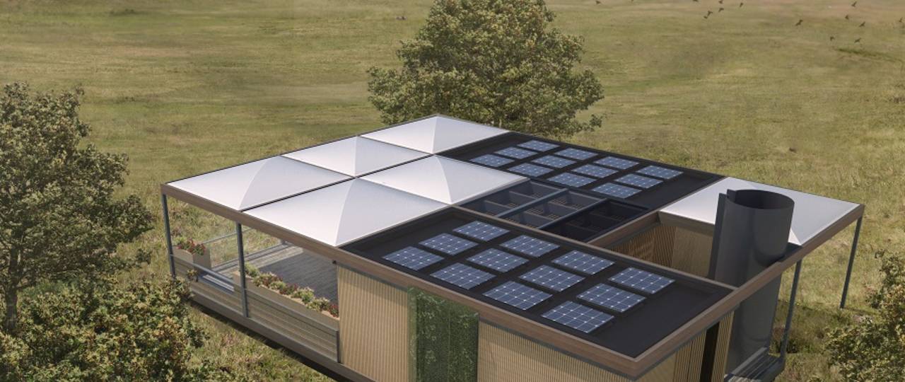 onnenstrom und Regenwasser: das „NexusHaus“ nutzt fast ausschließlich natürliche Ressourcen – und schont so Klima und Grundwasser. (Bild: UTA/TUM)